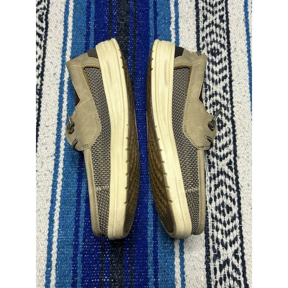 Hey Dude Welsh Grip Sand mens slip on boat shoes size 7